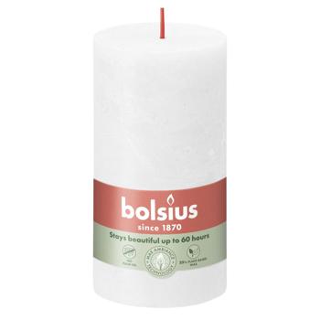 Свічка Bolsius рустік білий 130/68 - купити, ціни на КОСМОС - фото 1