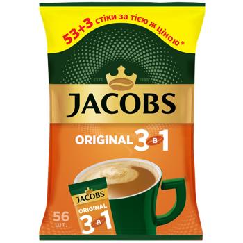 Напиток кофейный Jacobs 3в1 Original 12г х 56шт - купить, цены на METRO - фото 1