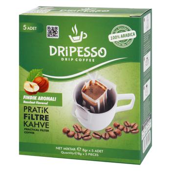 Дріп-кава Dripesso зі смаком фундука 8г*5шт - купити, ціни на Восторг - фото 1