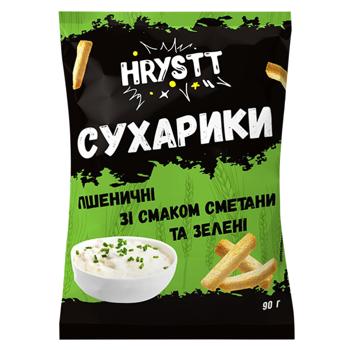 Сухарики сметана 90г - купити, ціни на Ідеал - фото 1