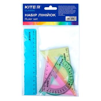 Набір лінійок Kite Classic 15см - купити, ціни на Таврія В - фото 1
