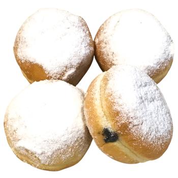 Auchan Doughnut with Poppy Filling 70g 4pcs