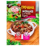 Каша гречана Козуб з м'ясом курки 40г