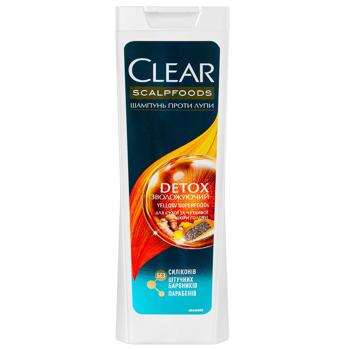 Clear Scalpfoods Detox Moisturizing Anti-Dandruff Shampoo 400ml