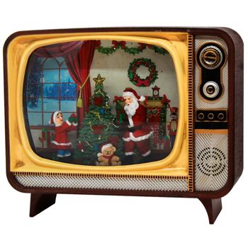 Фігурка Bona Di Телевізор водяна музична з LED підсвічуванням 21х12х17см - купити, ціни на - фото 2