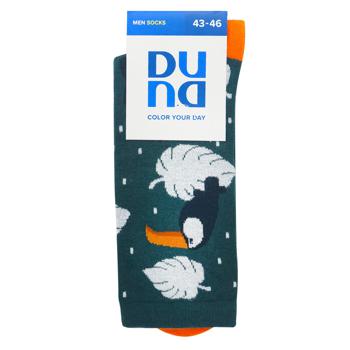 Duna Men's Socks s.27-29 Dark Green - buy, prices for NOVUS - photo 1