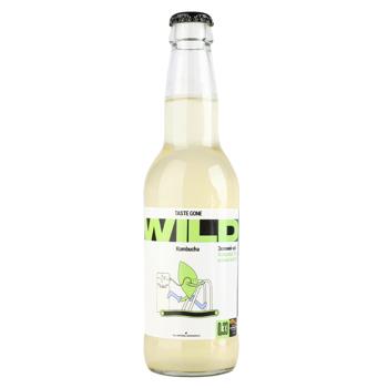 Комбуча Wild Kombucha Зелений чай 0,33л - купити, ціни на Епіцентр FOOD - фото 1