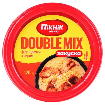 Picnic Double Mix Turkey Fillet with Cheese Snack 120g - buy, prices for Ideal - photo 2