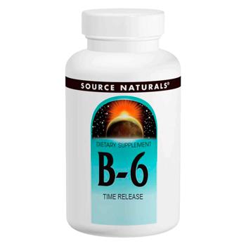 Source Naturals Vitamin B6 (Pyridoxine) 500mg 100 tablets