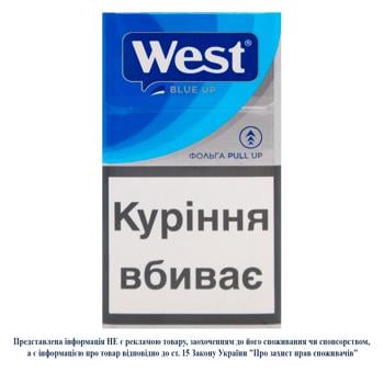 Сигареты Blue Up West - купить, цены на Auchan - фото 1