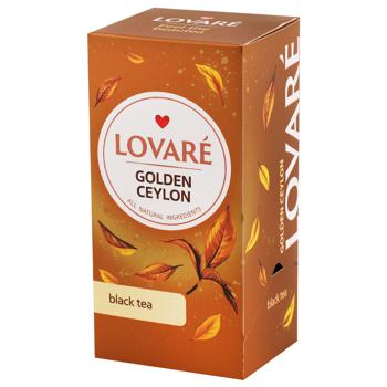Чай черный Lovare Golden Ceylon 2г*24шт - купить, цены на Эпицентр FOOD - фото 1