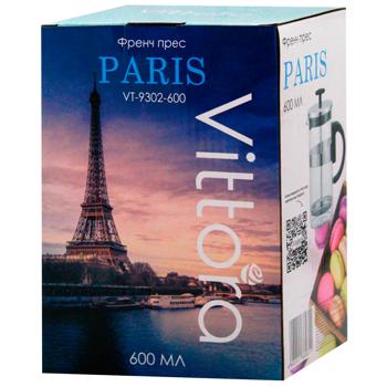 ФРЕНЧ ПРЕС PARIS, 600МЛ VITTOR - купить, цены на Auchan - фото 1
