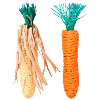 Trixie Corn and Carrots Toy for Rodents 15cm - buy, prices for MasterZoo - photo 1