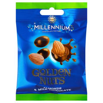 Millennium Golden Nut Almond In Milk Chocolate Dragee 50g