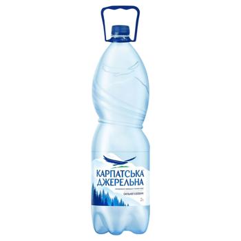 Вода сильногазована Карпатська Джерельна мінеральна  2л