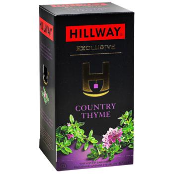 Чай чорний Hillway з чебрецем 1,5г*25шт - купити, ціни на МегаМаркет - фото 2