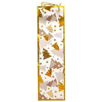 Пакет подарочный Buromax Звезды Wine Bottle бумажный 11х38х11см - купить, цены на - фото 3