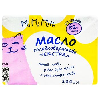 MiMiMilk Extra Sweet Cream Butter 82% 180g - buy, prices for EKO Market - photo 1