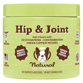 Вітаміни для собак Natural Dog Company Hip&Joint для зміцнення суглобів та зв'язок 90шт - купити, ціни на MasterZoo - фото 1