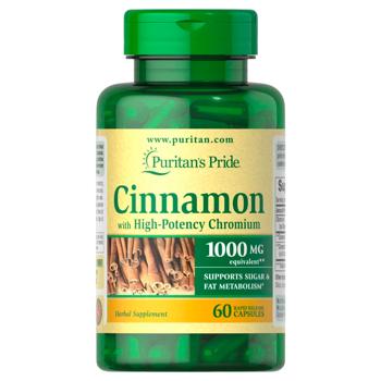 Puritan's Pride Cinnamon with Chromium 60 capsules