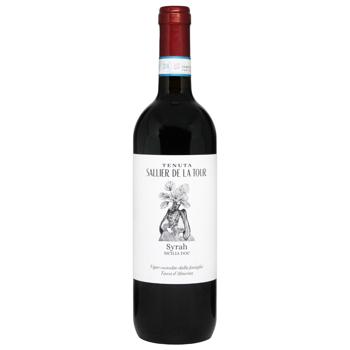 Вино Sallier de la Tour Syrah червоне сухе 14,5% 0,75л - купити, ціни на КОСМОС - фото 1