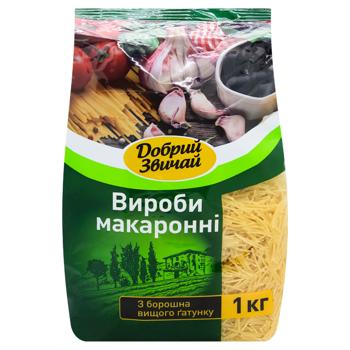 Макаронні вироби Добрий Звичай вермішель 800г - купити, ціни на ЕКО Маркет - фото 1