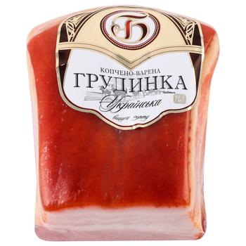 Грудинка Українська к/в в/г в/у, кг (Богодухівський МК) - купить, цены на Чудо Маркет - фото 2