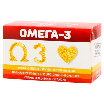 Dietary Supplement Omega-3 1000mg 30 Capsules - buy, prices for EKO Market - photo 1