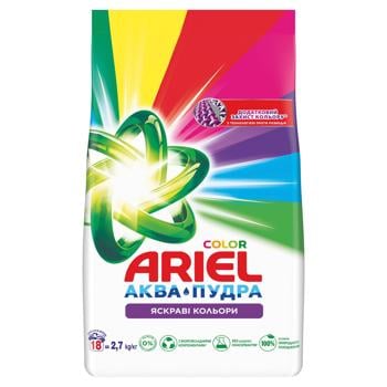 Пральний порошок Ariel Аква-Пудра Color 2,7кг - купити, ціни на МегаМаркет - фото 3