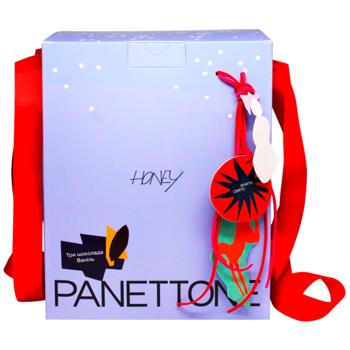 Панеттоне Honey Три шоколада-Ваниль 1кг - купить, цены на WINETIME - фото 2