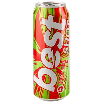 Best Shot Watermelon-Melon Highly Carbonated Energy Drink 0.5l - buy, prices for COSMOS - photo 2
