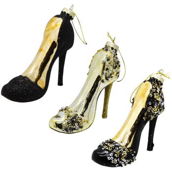 Украшение елочное Koopman Туфли на каблуках 9,5см в ассортименте - купить, цены на NOVUS - фото 1