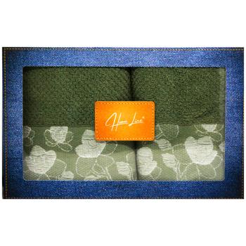 Homeline Green Towel Set in Box 50x90cm and 70x130cm - buy, prices for - photo 3