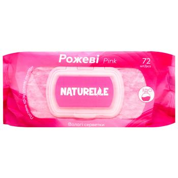 Naturelle Pink Universal Wet Wipes 72pcs - buy, prices for ULTRAMARKET - photo 1