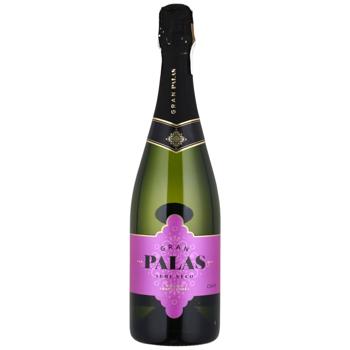 Вино ігристе н/сухе Gran Palas Cava Semi Seco 0.75л - купити, ціни на Епіцентр FOOD - фото 1