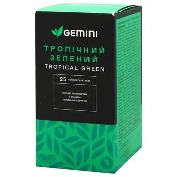 Gemini Tropical Green Tea 1.75g*25pcs - buy, prices for ULTRAMARKET - photo 1
