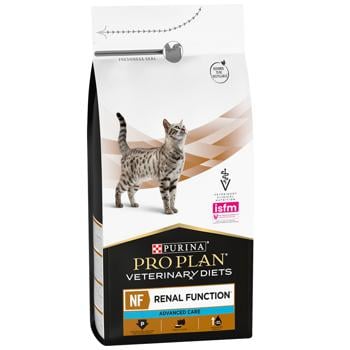 Корм сухой Pro Plan Veterinary Diets NF Renal Function для кошек с заболеваниями почек 1,5кг - купить, цены на MasterZoo - фото 1