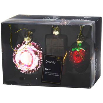 Decoris Sweets Pendant 7cm 3pcs - buy, prices for METRO - photo 1