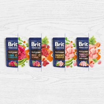Brit Premium Wet Food with Chicken and Green Peas for Dogs of Small Breeds 85g - buy, prices for MasterZoo - photo 3