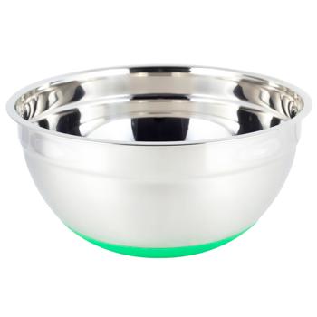 Kamille КМ4351 Steel Bowl with Silicone/Anti-slip Bottom 28*13cm