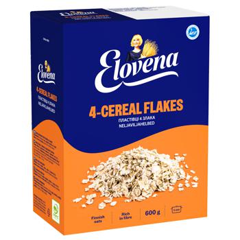 Nordic 4 Cereals Flakes Mixture 600g - buy, prices for Za Raz - photo 1