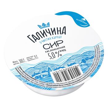 Galychyna Carpathian Cottage Cheese 5% 300g - buy, prices for  - photo 1