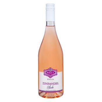 Rocca Zinfandel Blush Salento IGT Rose Semidry Wine 12.5% 0.75l - buy, prices for NOVUS - photo 1