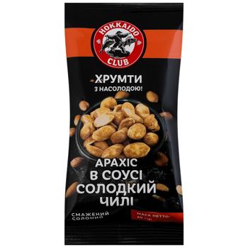 Hokkaido Club Salted Roasted Peanuts in Sweet Chili Sauce 60g - buy, prices for Epicentr FOOD - photo 1