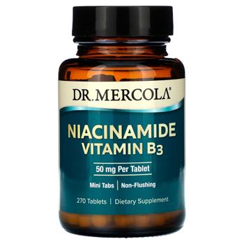 Вітамін В3 Dr. Mercola Ніацинамід 50мг 270 таблеток