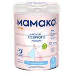 Смесь сухая Мамако Премиум 1 на основе козьего молока 800г