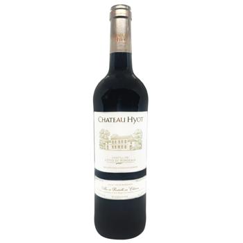 Вино Hyot Castillon Cotes De Bordeaux красное сухое 13,5% 0,75л