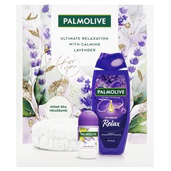 Набір подарунковий Palmolive Пов'язка + Гель для душу Palmolive Aroma Essence Ultimate Relax 250мл + Антиперспірант роликовий Palmolive Anti-Stress 50мл - купити, ціни на - фото 3