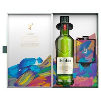 Набір Віскі Glenfiddich 40% 0,7л + фляга - купити, ціни на - фото 4