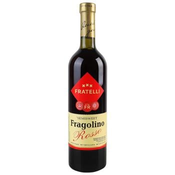 Вино Fratelli Fragolino красное полусладкое 9-13% 0,75л - купить, цены на - фото 3